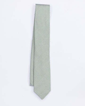 Green Tie 100% Silk
